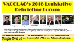 VACOLAO legislative debriefing Forum (1)