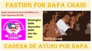Fasting for DAPA Chain - Cadena de Ayuno por DAPA - US Supreme Court 